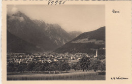 E1979) LIENZ In Ost Tirol SCHÖLLHRON FOTO AK - Bäume U. Wiese Im Vordergrund ALT - Lienz