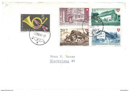 116 - 6 - Enveloppe Avec Série Pro Patria 1949 - Cachet à Date Locarno 1949 - Lettres & Documents