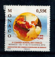 2012 MONACO CONGRES DES CONSULS OBLITERE  #234# - Oblitérés