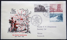 Norway 1968  The Norwegean Tourist Association 100th Anniversary   MiNr.561-63  FDC  (lot 6016) - FDC