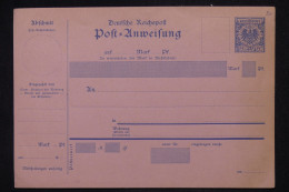 ALLEMAGNE - Entier Postal ( Mandat ) Non Circulé - L 149182 - Altri & Non Classificati