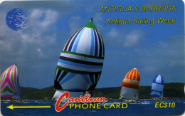 ANTIGUA & BARBUDA-  13CATA-SAILING WEEK (white Streep) - Antigua Et Barbuda