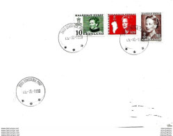 229 - 20 - Enveloppe Groenland Avec Rares Cachets à Date Constable Pint 1990 - Briefe U. Dokumente