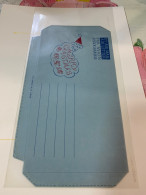 Hong Kong Aerogramme No Stamp Official Christmas Rare - Briefe U. Dokumente