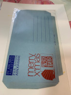 Hong Kong Aerogramme No Stamp Official Christmas Rare - Covers & Documents
