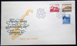 Norway 1977  MiNr.739-41   (lot 1918 ) - FDC