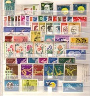 Collec.-MNH 1960,1961,1962,1963,1964,1965,1966,1967,1968,1969. Yv.- 993/1747+P.A.78-117+ BF-7/27 Bulgaria / Bulgarie - Ungebraucht