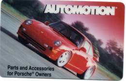 GSM Automotion PORSCHE Voiture Car Carte Prépayée ÉTATS-UNIS Card ( R 866) - Autres & Non Classés