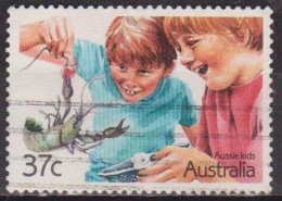 Enfants Et écrevisse - AUSTRALIE - Enfance - N° 1029 - 1987 - Usati