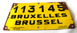 C299 Ancienne Plaque - 113145 - Bruxelles Brussel - Auto's