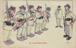 CPA Henri GERVESE - Nos Marins : N°12 - Premières Armes - Ed. Raffaelli - Gervese, H.