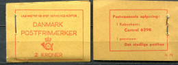 Dänemark Denmark 2 Kr Markenheft Handmade And Complete - Postfrisch/MNH - 1949 - H72 - Booklets