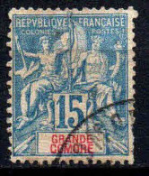 Grande Comore   - 1897 -  Type Sage  - N° 6  -  Oblitéré - Used - Used Stamps