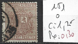 ESPAGNE 151 Oblitéré Côte 1.25 € - Used Stamps