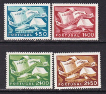 PORTUGAL - 1954 - YVERT 807/810 - Educación - MH - Valor Catalogo 50 € - Ungebraucht