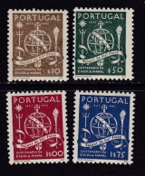 PORTUGAL - 1945 - YVERT 671/674 - Escuela Naval - MNH - Unused Stamps