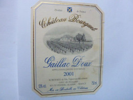 Château Bourguet - 2001 - Gaillac Doux - Gaillac