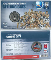 Australia 2007; AFL Football: Geelong Cats, FDC, With Commemorative Medallion. N° 05969/10000. - Other & Unclassified