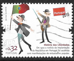 Portugal – 2010 Republic Centenary 0,32 Used Stamp - Oblitérés