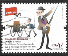 Portugal – 2010 Republic Centenary 0,47 Used Stamp - Oblitérés