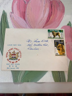 Hong Kong Stamp FDC Dog 1970 New Year - Briefe U. Dokumente
