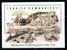 XK0037 Türkiye 2023 Centennial Building Of Istanbul Liberation S/S MNH - Neufs