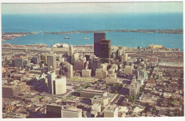 Toronto - Aerial View Of Downtown Toronto With Toronto Bay And Harbour - (Ontario, Canada) - 1969 - Toronto