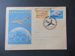 1960 Russland / UdSSR Thematik Flugwesen / Luftraum / Weltraum Sonderbeleg SSt Caravelle / Paris Aviation - Briefe U. Dokumente