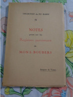 Notes Prises Sur Les Registres Paroissiaux De Mons - Boubers  Par Jacques De Vismes - Picardie - Nord-Pas-de-Calais