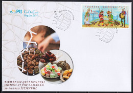 PC0017 Türkiye 2020 Historical Gourmet Musicians, Etc FDC MNH - Ongebruikt