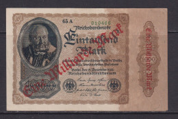 GERMANY - 1922 1 Million Mark AUNC/XF Banknote - 1 Mio. Mark