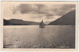 E2191) OSSIACHERSEE - Ossiacher See - SEGELOBOOT In Der Mitte Vom See - ALT ! 1937 Gel. Bodensdorf - Ossiachersee-Orte