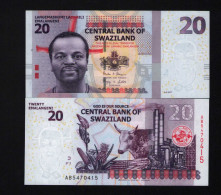 Swaziland 20 Emalangeni 06.09.2017 Unc - Swasiland