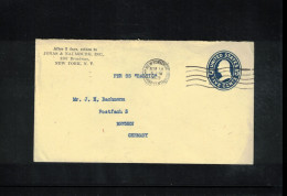 USA 1919 Postal Stationery Interesting Letter Sent To Germany By Ship BALTIC - 1901-20