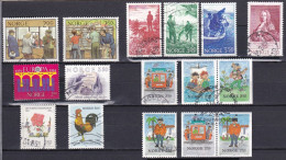 NO100 – NORVEGE - NORWAY – 1984 USED LOT – Y&T # 852-873 – CV 16,35 € - Oblitérés