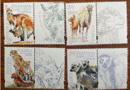 Poland 2020. Small And Large Animals. Fauna. Mi 5210-13.2 Sets & Labels. MNH - Neufs