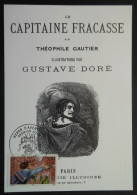 Carte/card Maximum 3119 Capitaine Fracasse Obl Héros D'aventures - Sonstige & Ohne Zuordnung