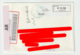 7432 Lettre Cover BELGIQUE BELGIE ESTAMIMPUIS CODE BARRE Recommandé Registered - Briefe U. Dokumente