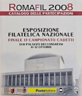 Romafil 2008 Esposizione Filatelica Nazionale Catalogo Delle Partecipazioni 50 PAGES In 25 B/w Photocopies Numero Unico - Briefmarkenaustellung