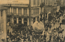 CORUÑA , CABALGADA ANUNCIADORA DE FIESTAS , ED. PAPELERIA LOMBARDERO   ,  T.P. NO CIRCULADA - La Coruña