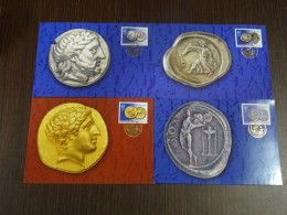 Greece 2004 Athens 2004 Ancient Olympic Coins Maximum Card Set VF - Cartes-maximum (CM)