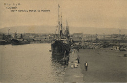 ALMERIA - VISTA GENERAL DESDE EL PUERTO , ED. L. Y M. Nº 19  , T.P. NO CIRCULADA - Almería