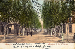 ALMERIA - BOULEVARD DEL PRÍNCIPE , ED. PURGER & CO. Nº 2467 , T.P. CIRCULADA - Almería