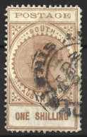 AUSTRALIA.." SOUTH AUSTRALIA.."....QUEEN VICTORIA...(1837-01.)......1/-.......SG275.....CDS......USED.. - Used Stamps