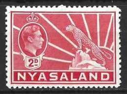 NYASALAND...KING GEORGE VI...(1936-52..).." 1938..".....2d......SG133a.......MNH.. - Nyassaland (1907-1953)