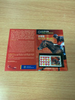 Hong Kong Stamp Horse Race G1 World Champion - Briefe U. Dokumente