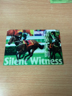 Hong Kong Stamp Horse Race Jocky Club Card - Briefe U. Dokumente