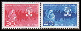 1960. FINLAND. World Refugfee Year Complete Set, NEVER HINGED. (Michel 517-518) - JF540567 - Nuovi