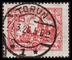 1926. POLSKA. Wawel-castle, Krakau 15 GR Fine Cancelled TORUN 21.3.26.  (Michel 238) - JF540662 - Ungebraucht