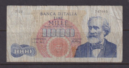 ITALY - 1962 1000 Lira Circulated Banknote - 1.000 Lire
